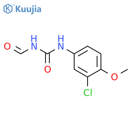 UREA, N-(3-CHLORO-4-METHOXYPHENYL)-N'-FORMYL- structure