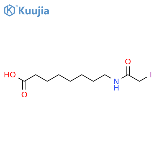 Octanoic acid, 8-[(iodoacetyl)amino]- structure