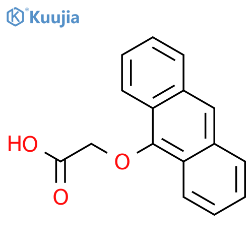 ACETIC ACID, (9-ANTHRACENYLOXY)- structure