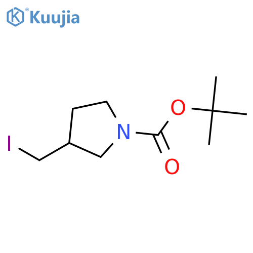 Tert-Butyl 3-(iodomethyl)pyrrolidine-1-carboxylate structure