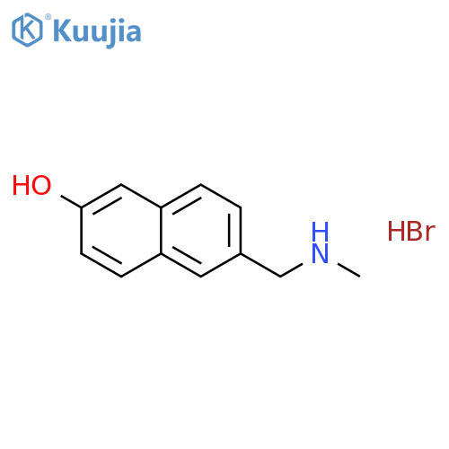 2-NAPHTHALENOL, 6-[(METHYLAMINO)METHYL]-, HYDROBROMIDE structure
