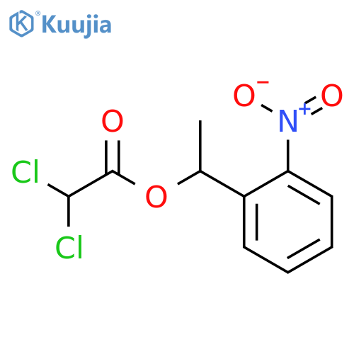 ACETIC ACID, DICHLORO-, 1-(2-NITROPHENYL)ETHYL ESTER structure