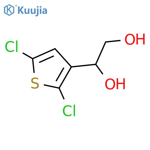 1,2-Ethanediol, 1-(2,5-dichloro-3-thienyl)- structure