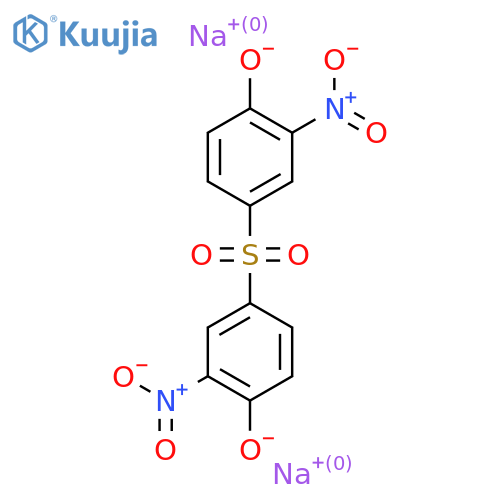 disodium 2-nitro-4-(3-nitro-4-oxidobenzenesulfonyl)benzen-1-olate structure