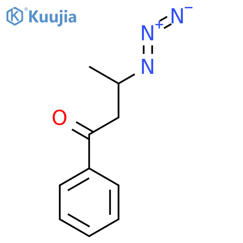 1-BUTANONE, 3-AZIDO-1-PHENYL-, (+)- structure