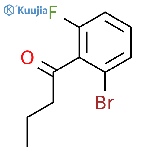 1-BUTANONE, 1-(2-BROMO-6-FLUOROPHENYL)- structure