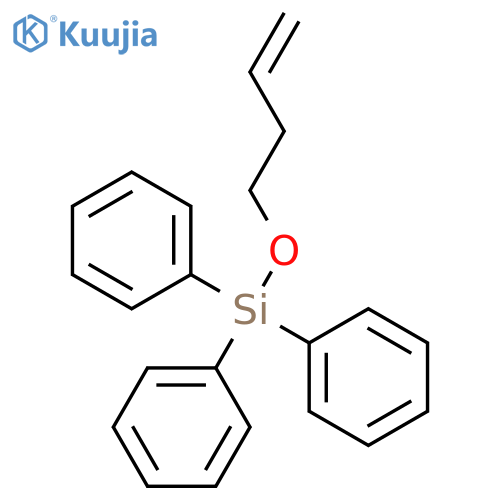 Silane, (3-butenyloxy)triphenyl- structure