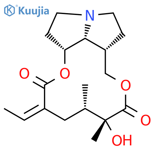 12-Hydroxy-1,2-dihydrosenecionan-11,16-dione structure