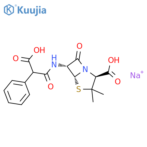 Carbenicillin disodium structure