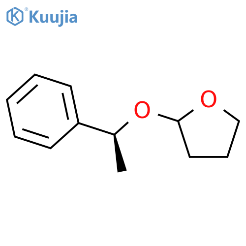 FURAN, TETRAHYDRO-2-[(1S)-1-PHENYLETHOXY]- structure