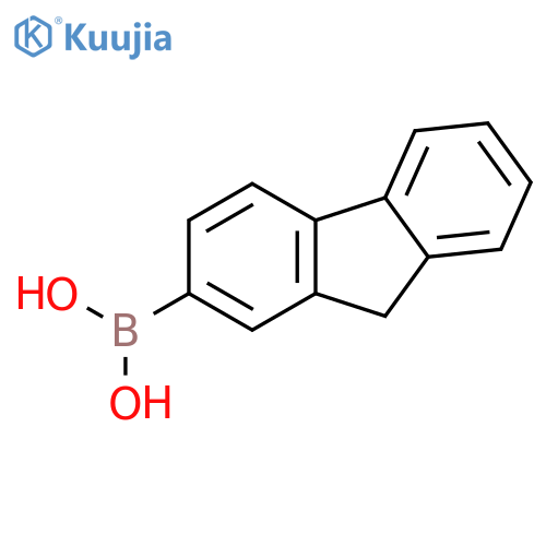 (9H-Fluoren-2-yl)boronic acid structure