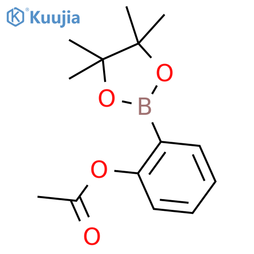 2-Acetoxyphenylboronic acid, pinacol ester structure