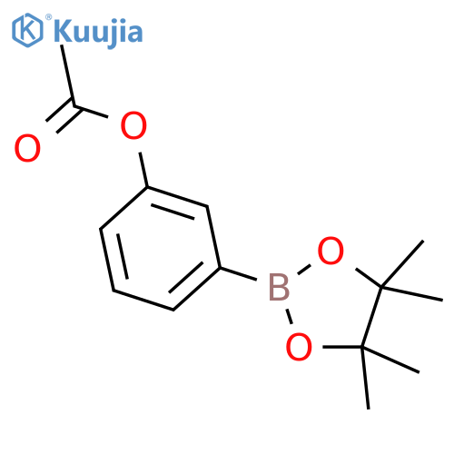 3-(4,4,5,5-TETRAMETHYL-1,3,2-DIOXABOROLAN-2-YL)PHENYL ACETATE structure