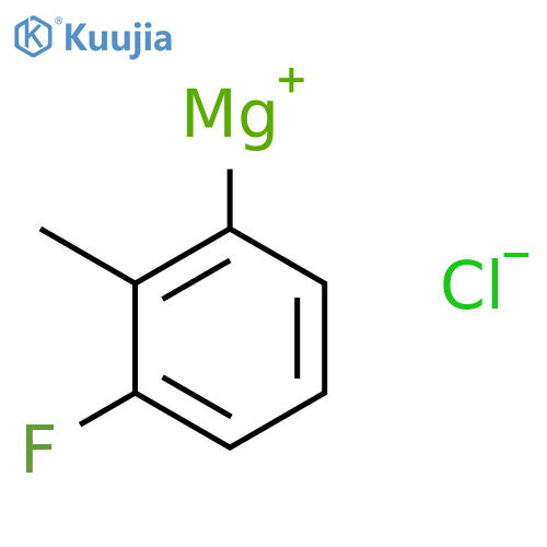 3-Fluoro-2-methylphenylmagnesium chloride structure