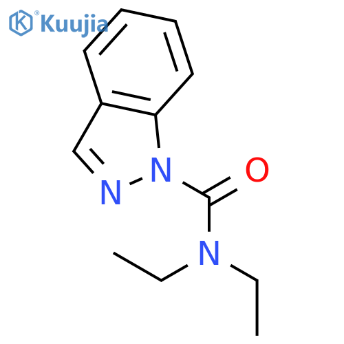 1H-INDAZOLE-1-CARBOXAMIDE, N,N-DIETHYL- structure