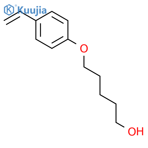 1-Pentanol, 5-(4-ethenylphenoxy)- structure