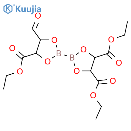 Bis(diethyl-L-tartrate glycolato)diboron structure