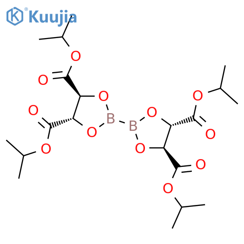 Bis(diisopropyl-D-tartrate glycolato)diboron structure