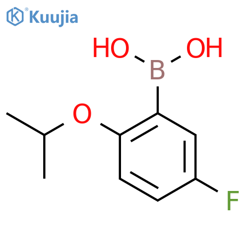 5-Fluoro-2-isopropoxyphenylboronic acid structure
