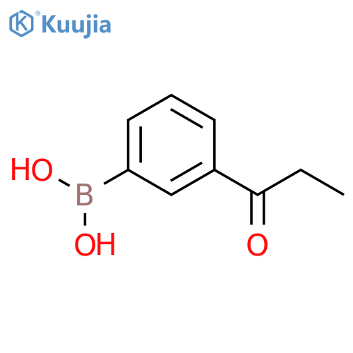 (3-propanoylphenyl)boronic acid structure