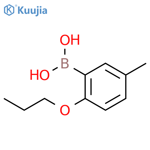 5-Methyl-2-propoxyphenylboronic Acid structure