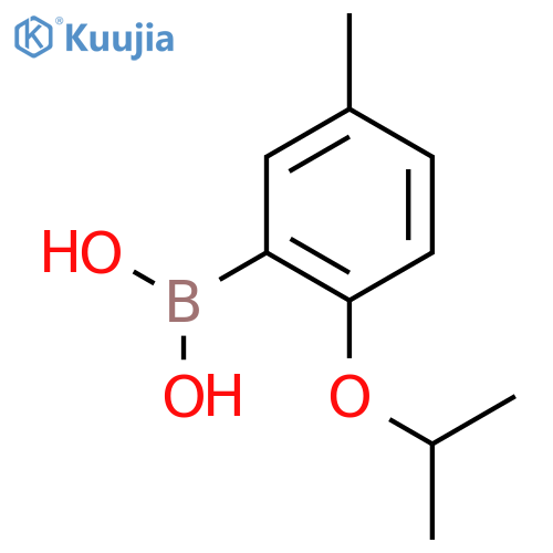 2-Isopropoxy-5-methylphenylboronic acid structure