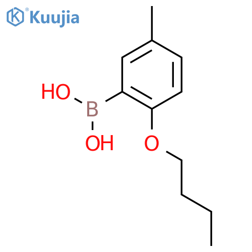 2-Butoxy-5-methylphenylboronic acid structure