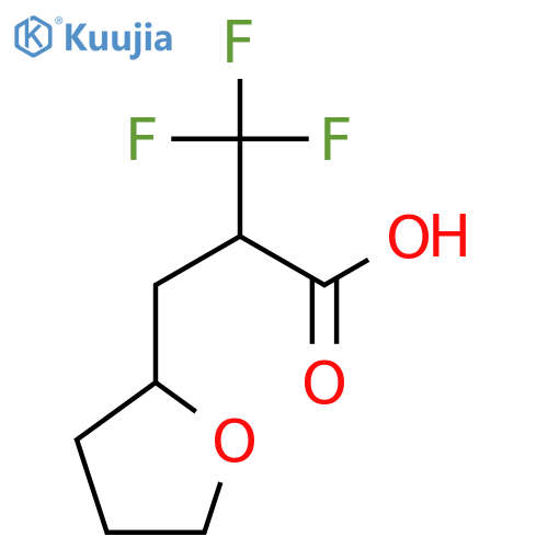 3,3,3-trifluoro-2-(oxolan-2-yl)methylpropanoic Acid structure