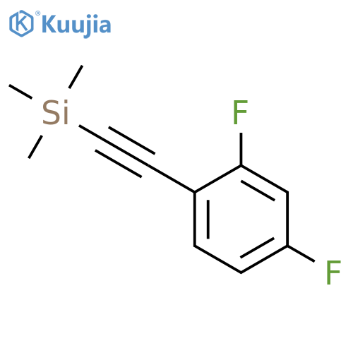 2-(2,4-Difluorophenyl)ethynyltrimethylsilane structure