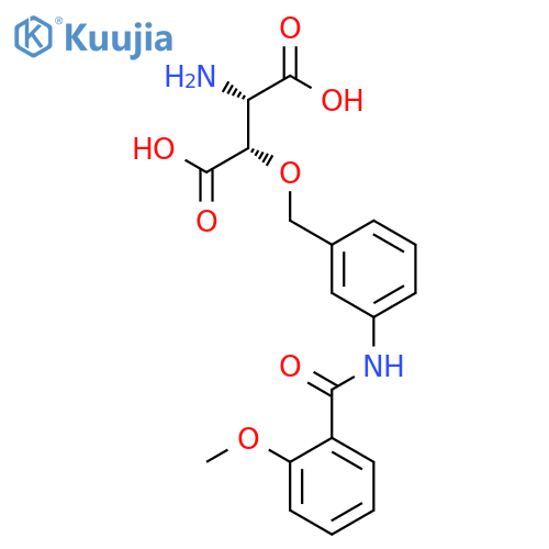 L-ASPARTIC ACID, 3-[[3-[(2-METHOXYBENZOYL)AMINO]PHENYL]METHOXY]-, (3S)- structure