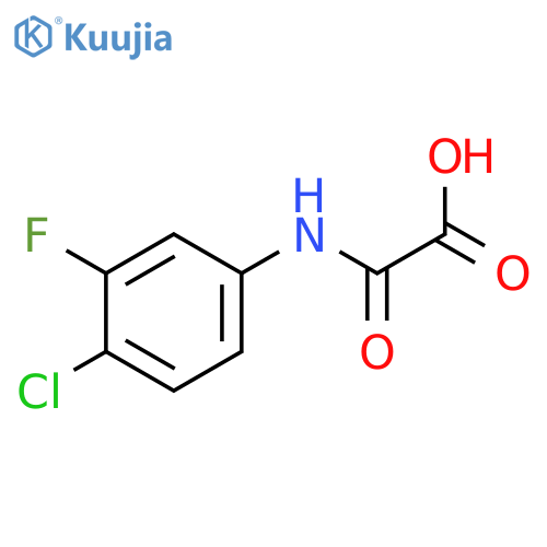 (4-chloro-3-fluorophenyl)carbamoylformic Acid structure