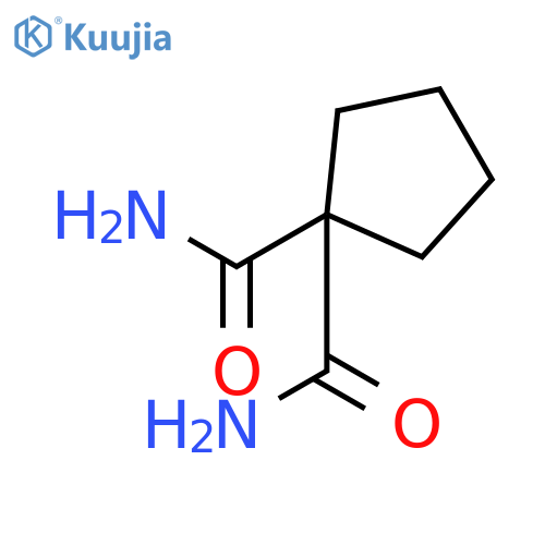 1,1-Cyclopentanedicarboxamide(9CI) structure