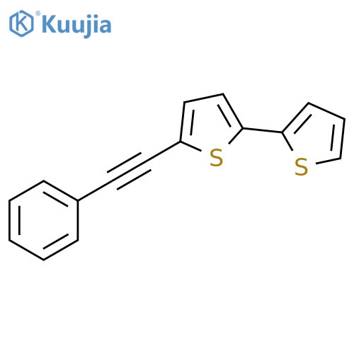 2,2'-Bithiophene, 5-(phenylethynyl)- structure