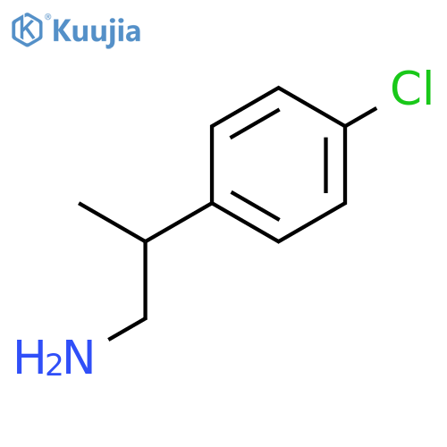 2-(4-Chlorophenyl)propan-1-amine Hydrochloride structure