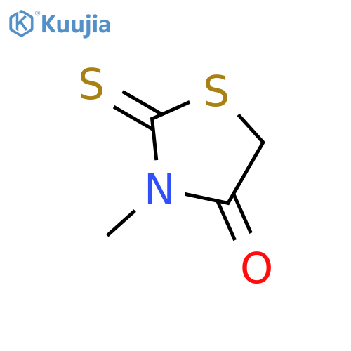 3-methyl-2-sulfanylidene-1,3-thiazolidin-4-one structure