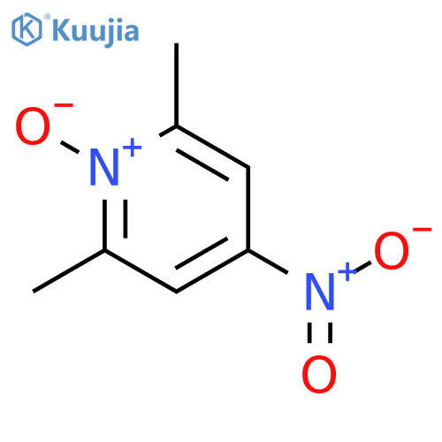 2,6-Dimethyl-4-nitropyridin-1-ium-1-olate structure
