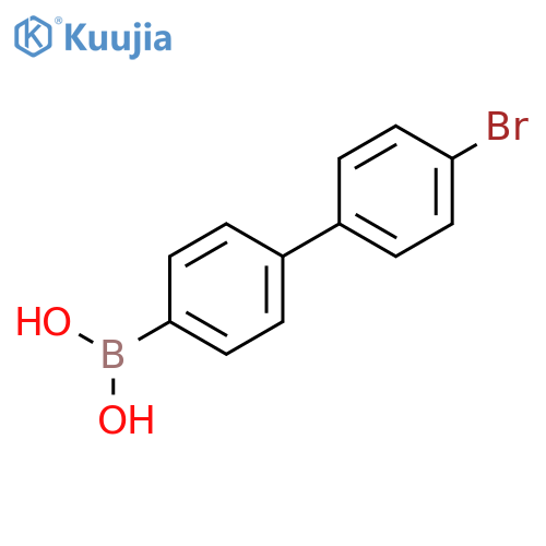 4-bromo-4-biphenylboronicacid structure