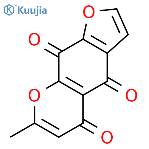 7-methyl-4H-furo[3,2-g]chromene-4,5,9-trione structure