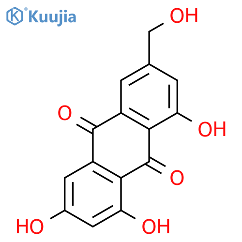 9,10-Anthracenedione,1,3,8-trihydroxy-6- (hydroxymethyl)- structure