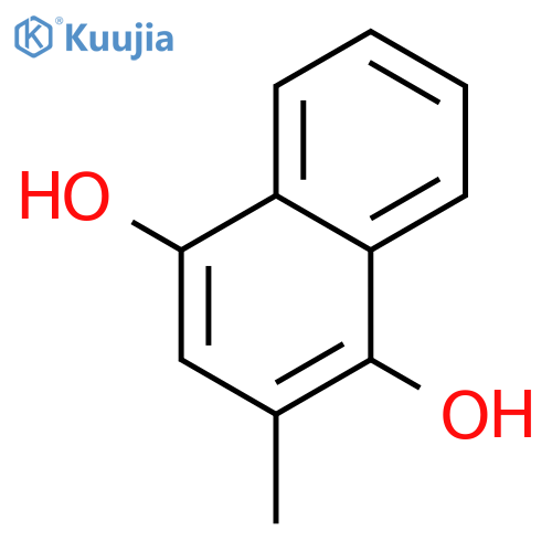 2-Methyl-1,4-naphthalenediol structure
