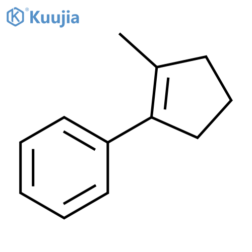 Benzene, (2-methyl-1-cyclopenten-1-yl)- structure