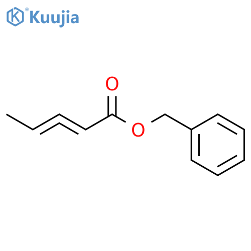 2,3-Pentadienoic acid, phenylmethyl ester structure