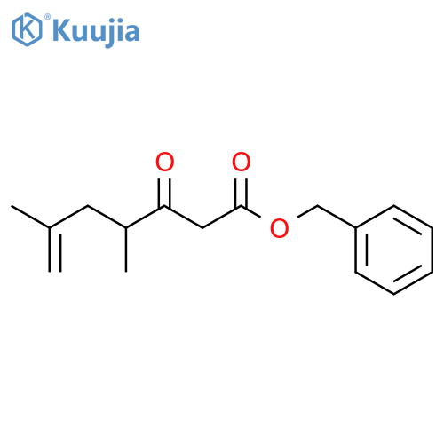 6-HEPTENOIC ACID, 4,6-DIMETHYL-3-OXO-, PHENYLMETHYL ESTER structure