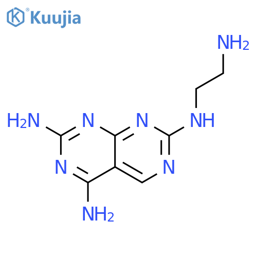 Pyrimido[4,5-d]pyrimidine-2,4,7-triamine, N7-(2-aminoethyl)- structure