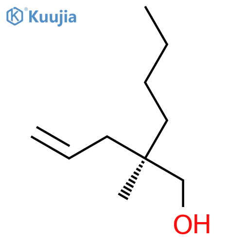 1-Hexanol, 2-methyl-2-(2-propenyl)-, (2R)- structure