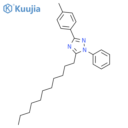 1H-1,2,4-Triazole, 3-(4-methylphenyl)-1-phenyl-5-undecyl- structure