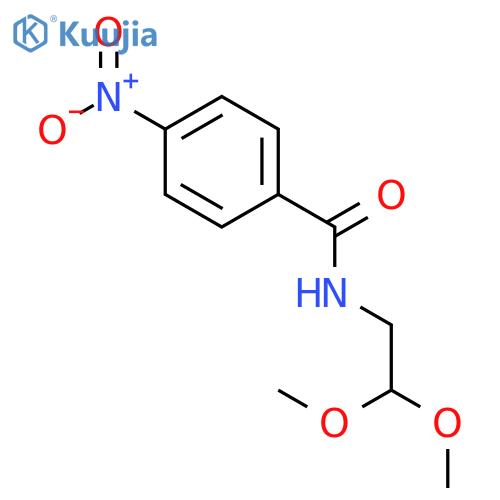 N-(2,2-Dimethoxyethyl)-4-nitrobenzamide structure