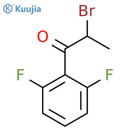 2-Bromo-1-(2,6-difluorophenyl)-propan-1-one structure