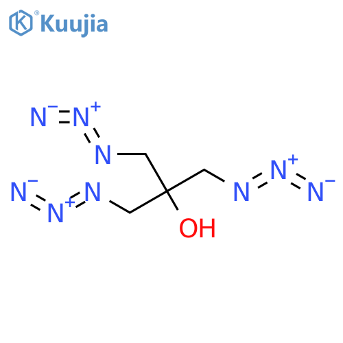 2-Azidomethyl-2-hydroxy-1,3-diazidopropane structure