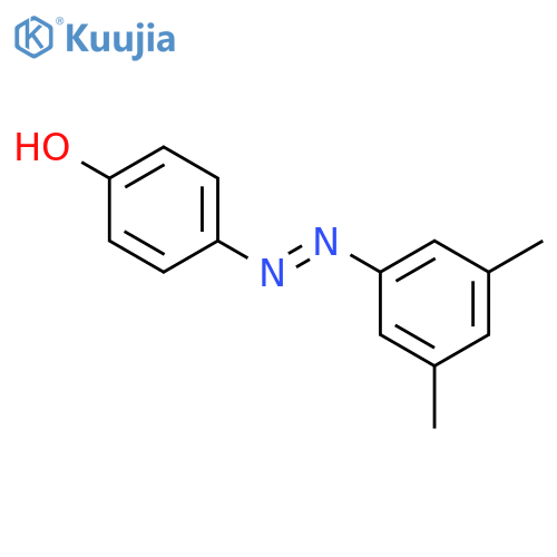 Phenol, 4-[(1E)-2-(3,5-dimethylphenyl)diazenyl]- structure